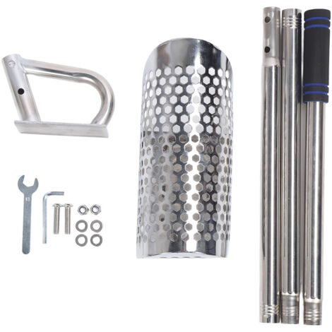 Sand Scoop for Metal Detecting Stainless Steel Fast Sand Sifter Shovel with Long Handle for Underwater Treasure Finding