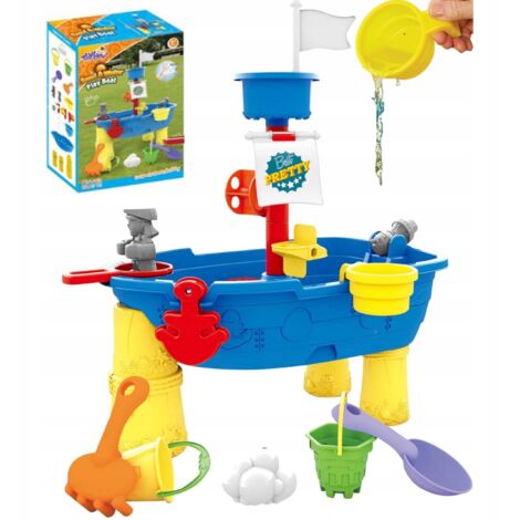 Sand- und Wassertisch mit Gleitschiff 848