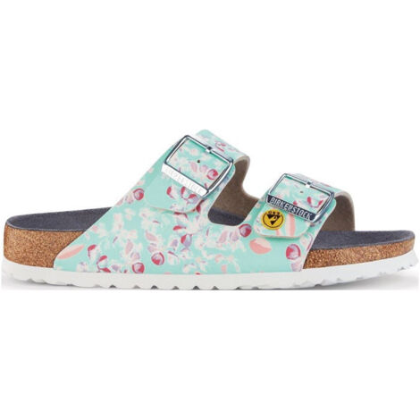 Sandale Arizona ESD Taille 38 flower field mint Birko Flor EN 61340 BIRKENSTOCK