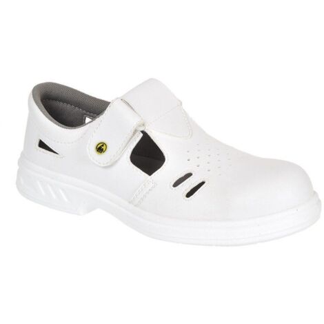 Sandale De Sécurité Ebro Steelite Esd S1 Classe 3 Couleur : Blanc Taille 49 - Portwest