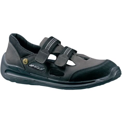 Sandalia de seguridad DRAGSTER S1 ESD SRC Negro/Gris 47