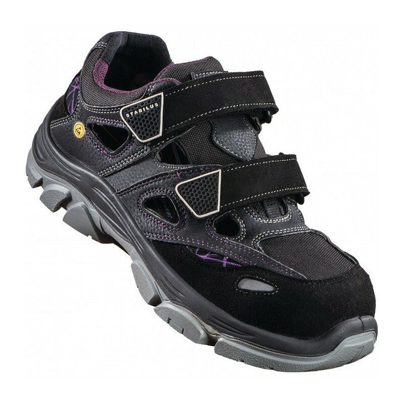 

Sandalia de seguridad para mujer DANA AIR talla 39 negro / violeta textil S1 ESD