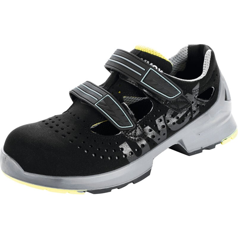 Sandalo nero/giallo 1, S1 - Uvex