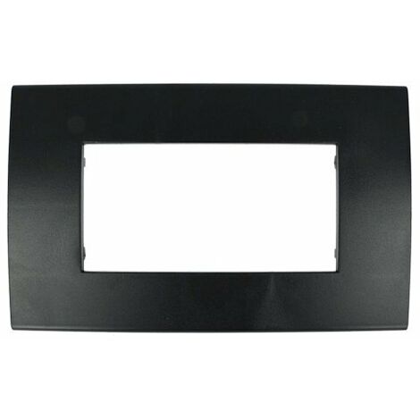 Placca Vimar Linea 4m Reflex Nero 30654.42