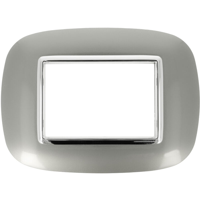 Lot De 4 Plaques Interrupteur En Plastique, Modèle Bombé, Compatibles