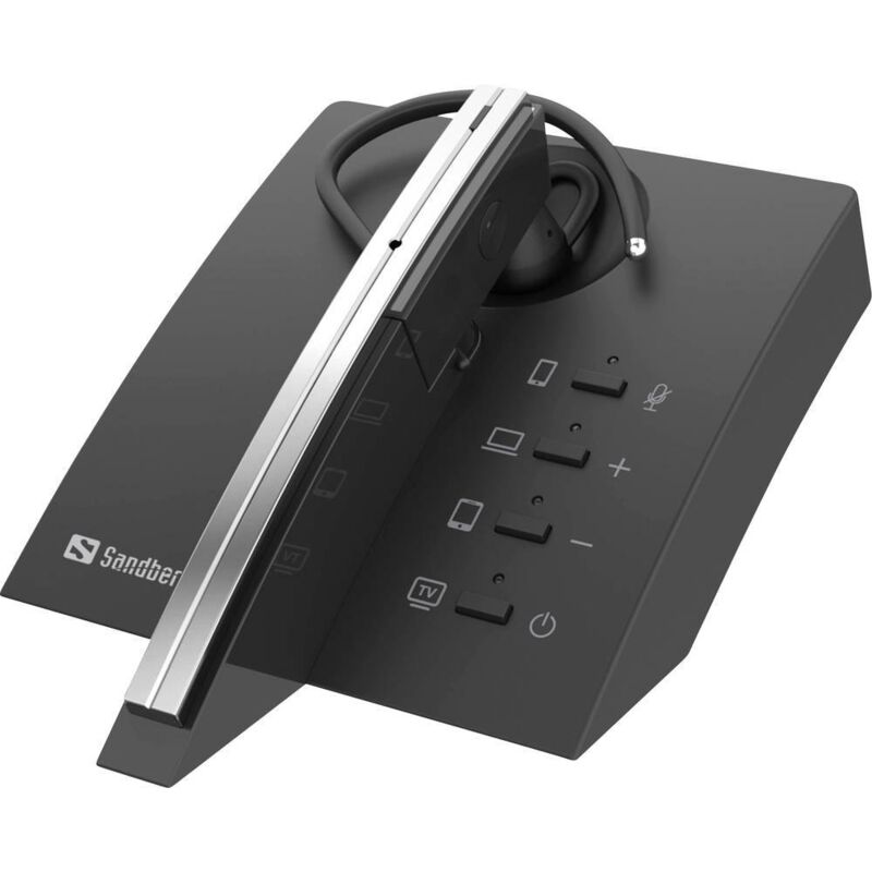 Sandberg - 126-25 casque et casque Oreillette sans fil of Oreille Bureau/Centre of appels Base Bluetooth of charge Noir, Gris