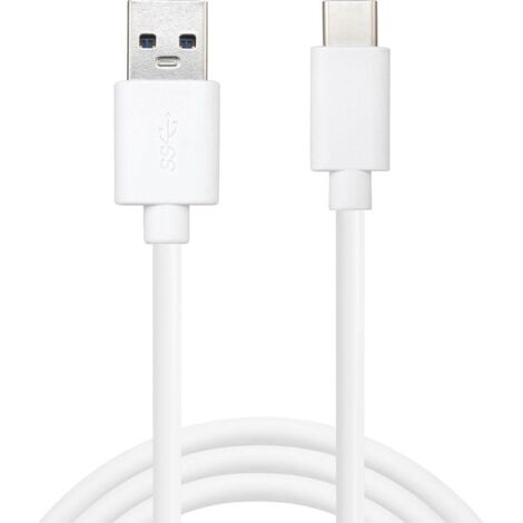 Sandberg 336-15 Cable USB C 3.1 a USB A para Android, 1 Metros, Alta Resistencia