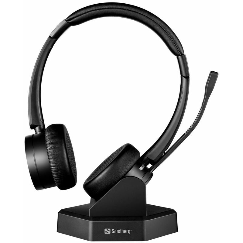 Sandberg - Bluetooth Office Headset Pro+ Bluetooth Office Headset, 126-18 (Bluetooth Office Headset Pro+, Headset, Head-Band, Office/Call Center,