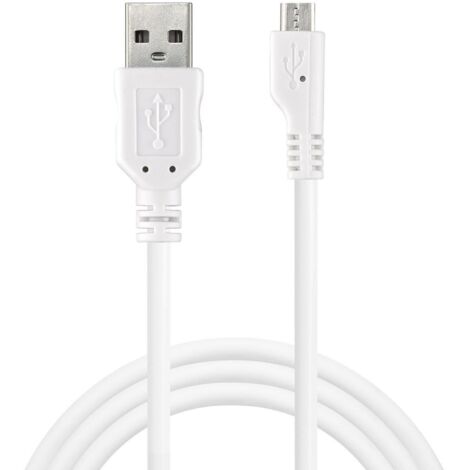 Sandberg SANDBERG Micro USB Sync&Charge Cable 1m - 1 m - USB A - Micro-USB B - 2.0 - Male connector / Male connector - Blanc (440-33)