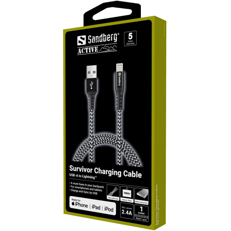 Survivor Lightning-Kabel 1m 441-35 - Sandberg