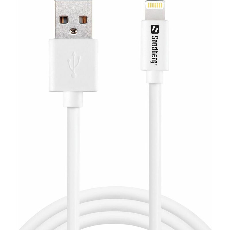 Image of 340-75 Cavo di collegamento per iPhone iPad iPod mfi, 1 metro, resistente - Sandberg