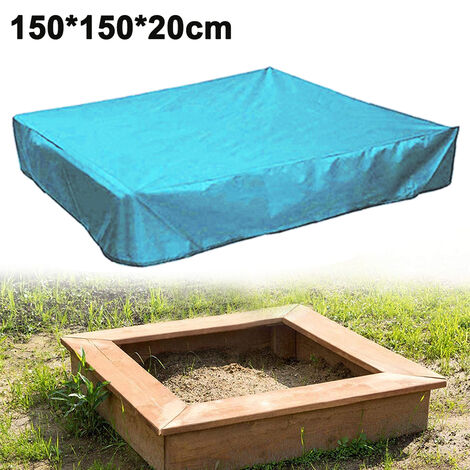 Hexagonal Sandpit Covers with Drawstring Oxford Cloth Waterproof Dust Protection Sandbox Cover for Home Garden Outdoor Pool To Avoid The Sand and Toys Contamination 