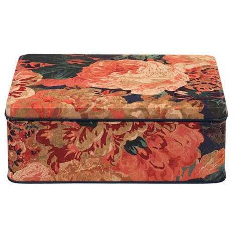 Sanderson Very Rose & Peony Deep Rectangular Tin