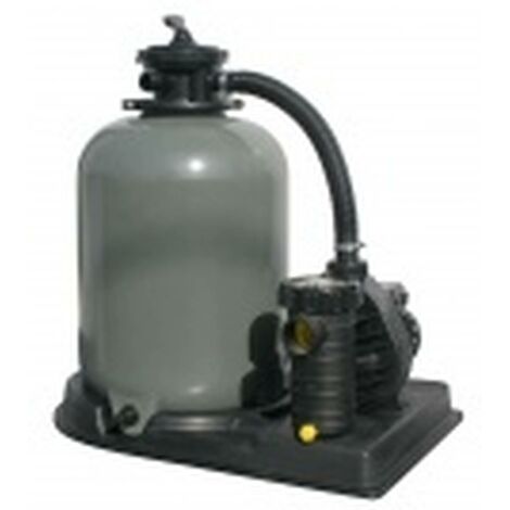 Sandfilteranlage SF 142 8 m³/h Pumpenleistung 600W, 6-Wege-Verrohrungs-Ventil, für 50Kg Sand