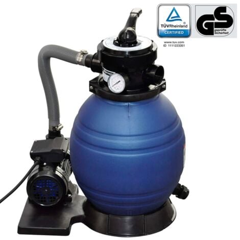 Sandfilterpumpe 400 W 11.000 L/h vidaXL143120
