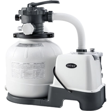 Sandfilterpumpe mit Chlorinator für Schwimmbäder Art. 26676 Intex