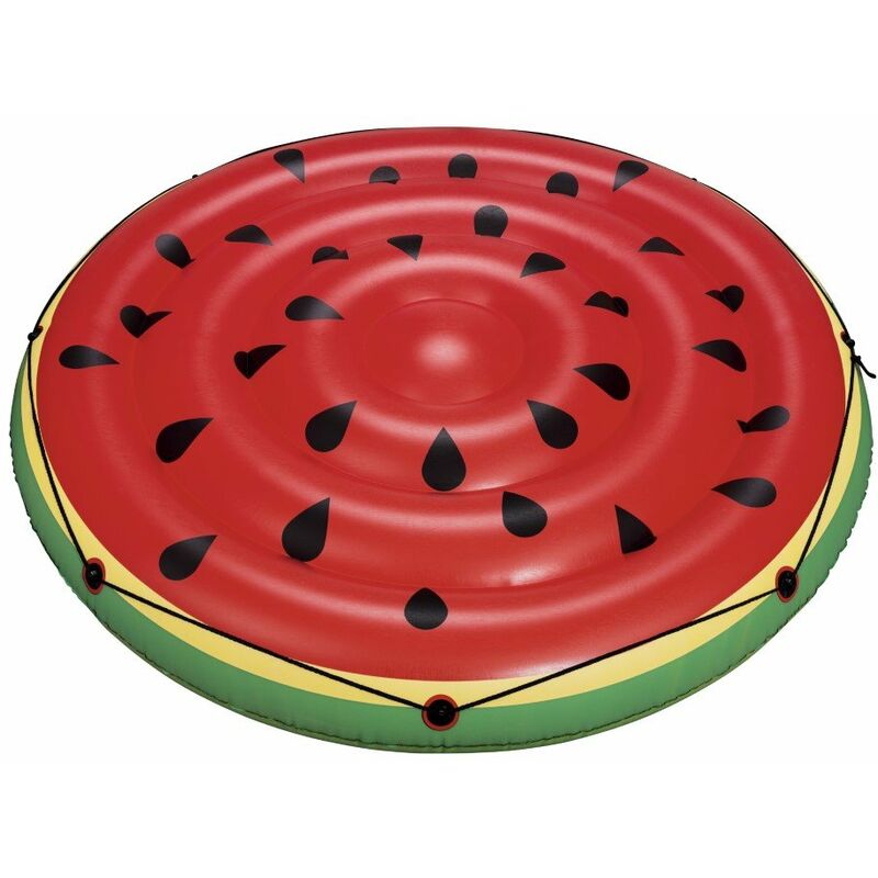 43140 Flotador Para Piscina Y Playa Negro, Verde, Rojo, Amarillo Isla Flotante Vinilo - Bestway