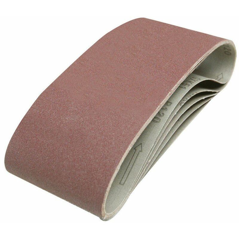 Sanding Belts 100 x 610mm 5pk 120 Grit 846448 - Silverline