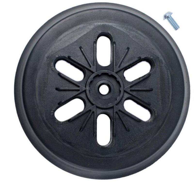 Sanding pad for Bosch GEX 150 AC, PEX 15 AE, GEX 150 Turbo random orbital sanders, Ø 150 mm, with screw. Sanding disc compatible with Bosch.