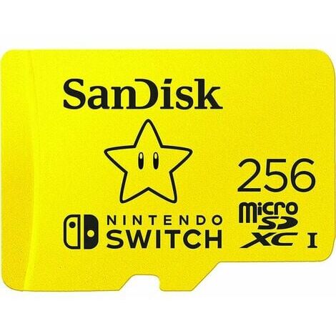 SanDisk 256 GB microSDXC UHS-I-Karte für Nintendo Switch – Nintendo-Lizenzprodukt
