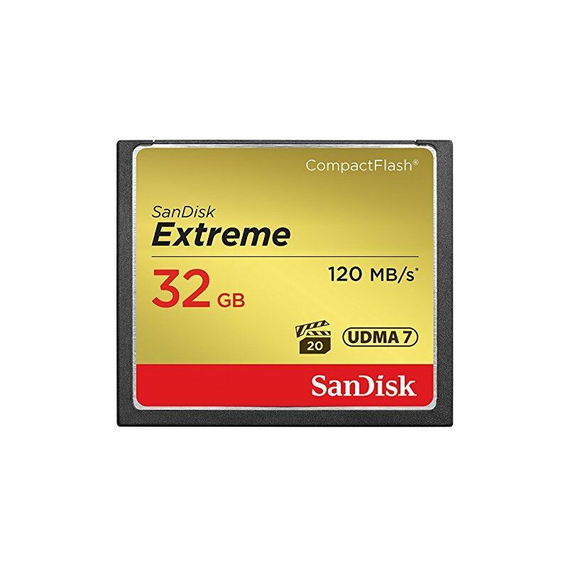 32GB Extreme 32GB CompactFlash memory card - Sandisk