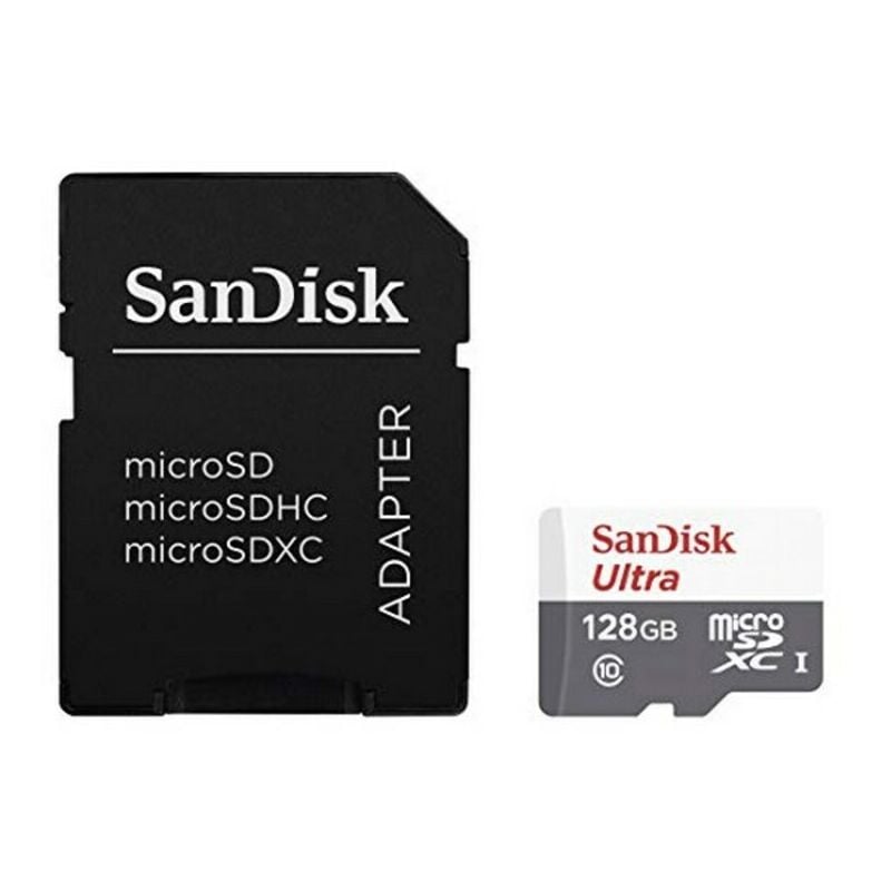 

SanDisk Tarjeta de Memoria Micro SD con Adaptador SanDisk SDSQUNS-GN3MA C10 80 MB/s-100 MB/s 128 GB