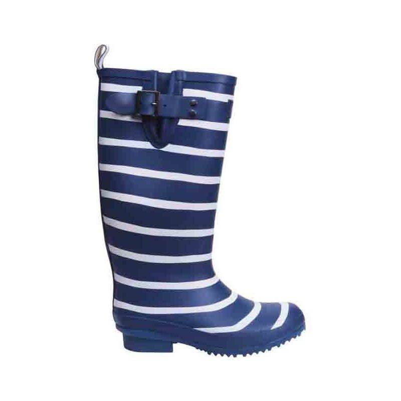Sandley Boot Navy and White Stripe - Size 4