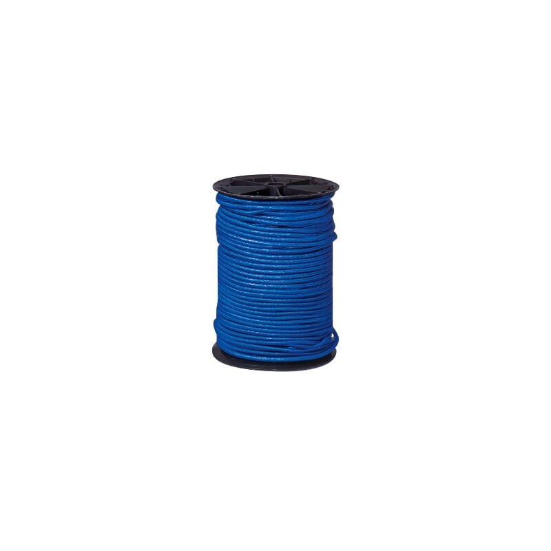 Sandow sur bobine - 8 mm x 20 m - bleu Corderies Tournonaises