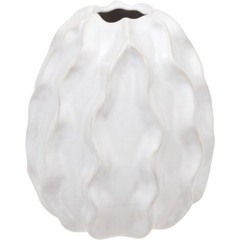 Sandri jarrón blanco H17cm - Atmosphera créateur d'intérieur