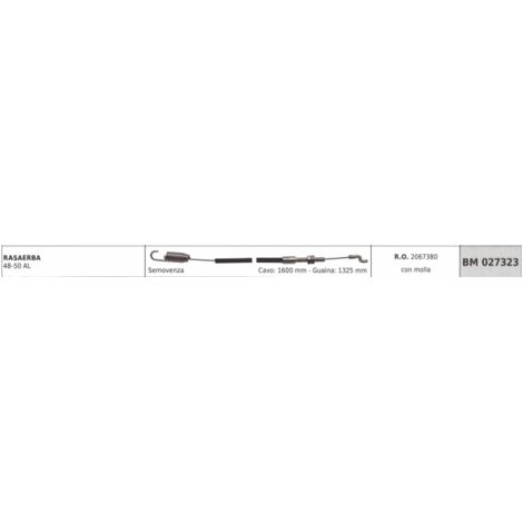 SANDRIGARDEN câble automoteur - SWM tondeuse 48-50 AL câble 1600 mm gaine 1325 mm