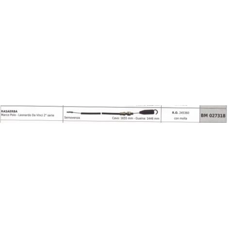 SANDRIGARDEN tondeuse automotrice câble MARCO POLO câble 1655mm gaine 1446mm