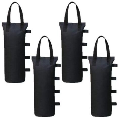 Sandsäcke, 4er-Set, Oxford-Sandsäcke, Gewichte für Pavillons, Sonnenschirme, Gartenpavillons, Sonnensegel, Überdachungen und Sonnenschutz