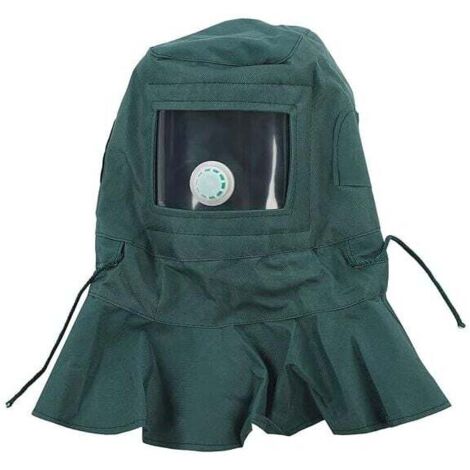 Sandstrahlhaube Nackenschutz zum Sandstrahlen Schleifmittel Sandstrahler Schutzhaube Gesichtsmaske Schild Pulverbeschichtung Abdeckung für Sandstrahlgerät