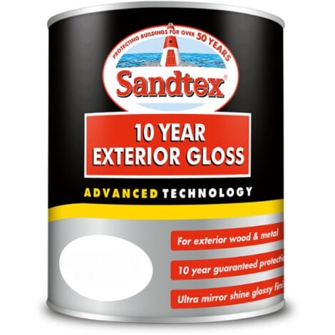 Sandtex 10 Year Exterior Gloss - Pillar Box Red - 750ml