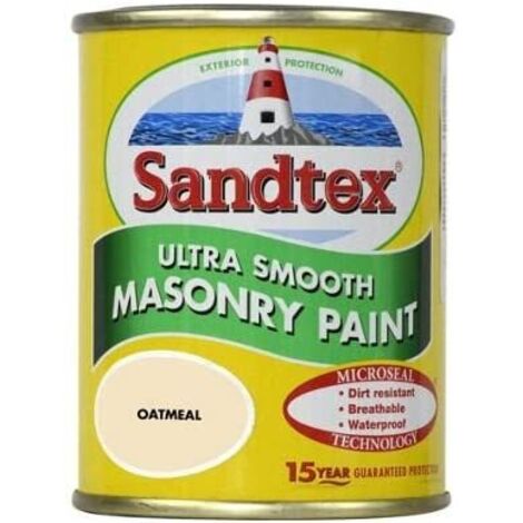 Sandtex 15 Year Microseal Smooth Masonry - Oatmeal - 150ml