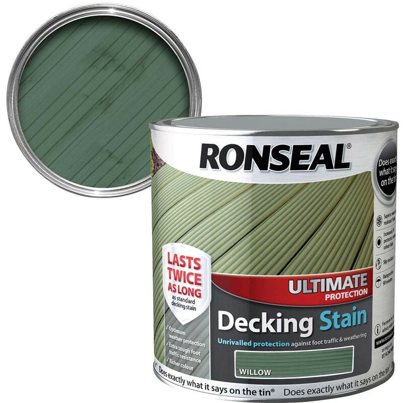 Ronseal - Ultimate Protection Decking Stain 5L Willow - Willow