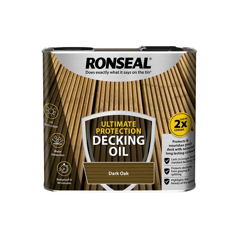 Ronseal - Ultimate Protection Decking Oil Dark Oak 2.5 litre RSLUDODO25L