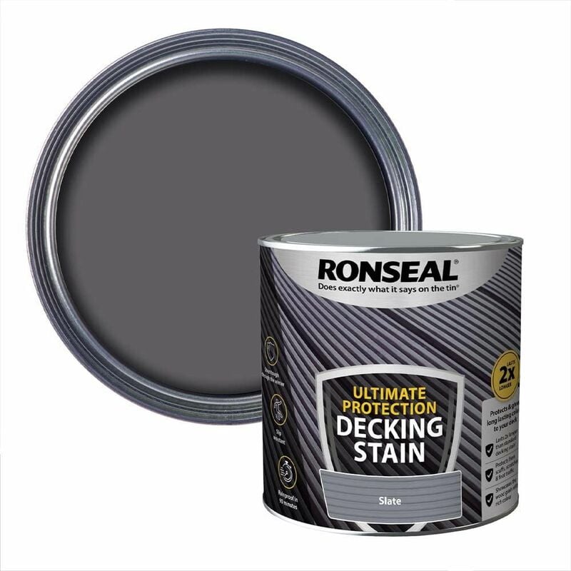 TBC - Ultimate Protection Decking Stain Slate 2.5 Litre RSLUDSS25L