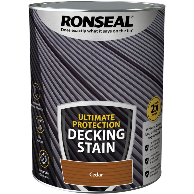 Ronseal Ultimate Decking Stain - 5L - Cedar