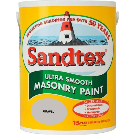 Sandtex 5L Smooth Masonry Paint Gravel