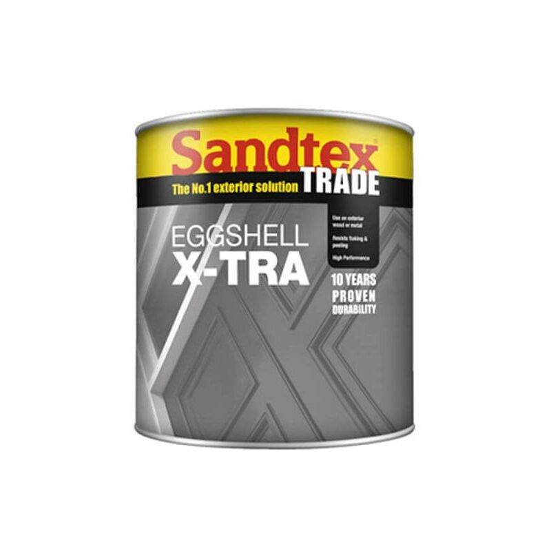 Eggshell X-Tra - Black - 2.5L - Sandtex