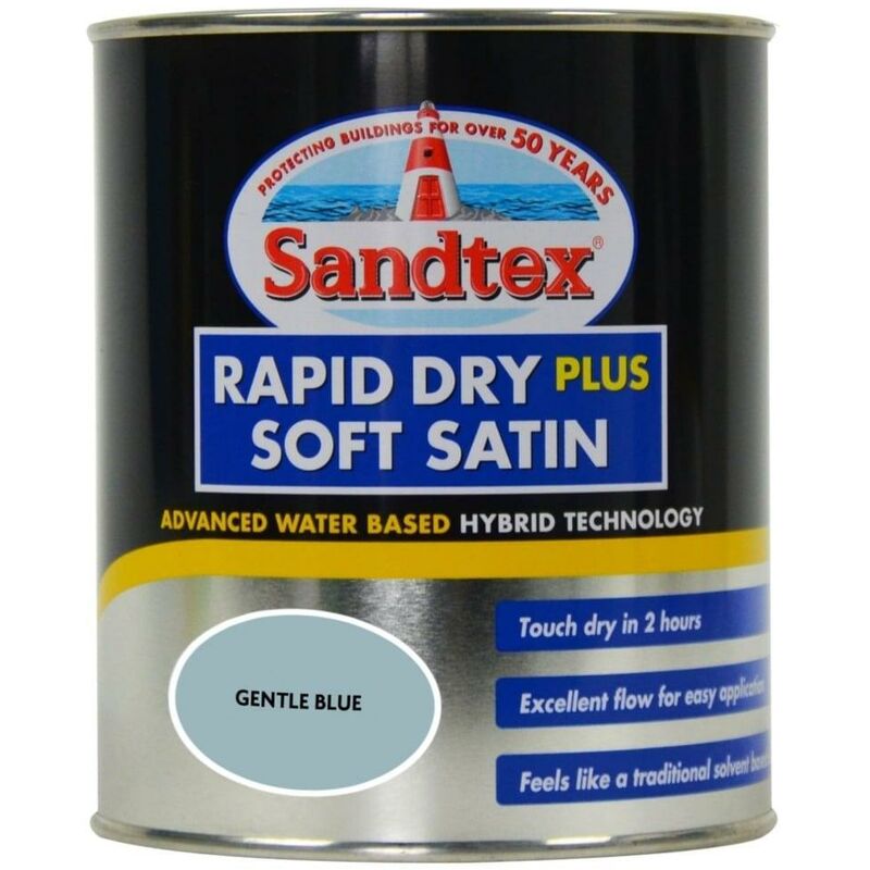 Rapid Dry Plus Soft Satin - Gentle Blue - 0.75L - Sandtex
