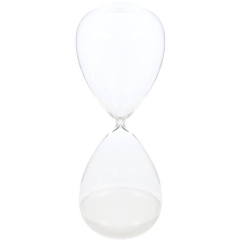 Sanduhr Mani L16xp16xH45cm - Weiß