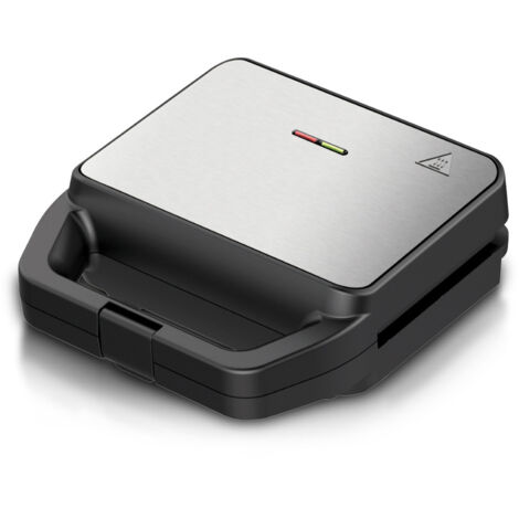 Sandwich Maker électrique 7-en-1 avec 7 plaques amovibles antiadhérentes chauffage double