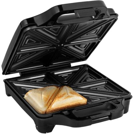 Sandwichmaker 4er Toaster Sandwichplatte 27,8x25cm 1600W
