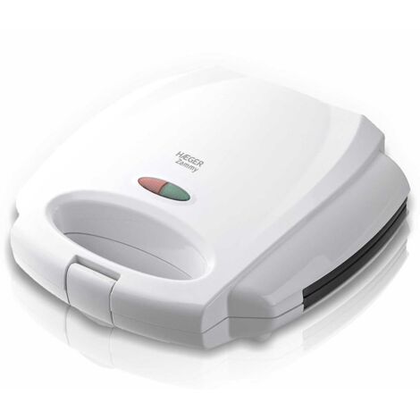 Sandwichmaker haeger zammy - 750w - Antihaftplatten - Deckel mit Verriegelung - automatische Abschaltung - Überhitzungsschutz -