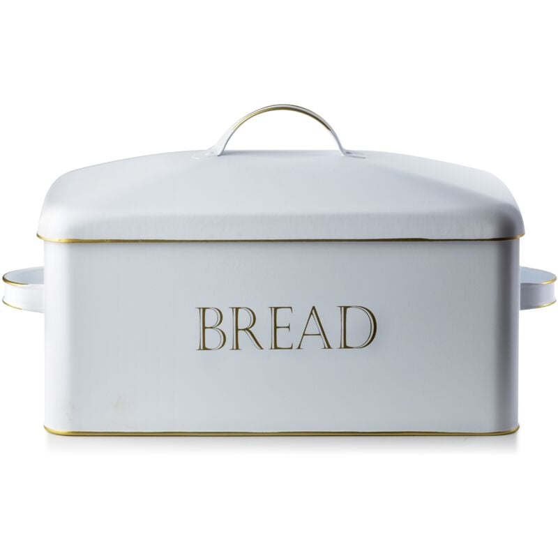 SANDY VINTAGE Boîte à pain 39x18xh21cm BLANC