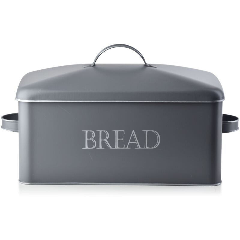 SANDY VINTAGE Boîte à pain 39x18xh21cm GRIS