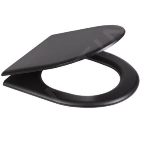 Sanela - Abattant de toilette, noir SLZN 31C