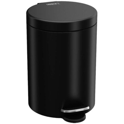 Sanela - Abfalleimer 3 l, schwarz matt SLZN 10V